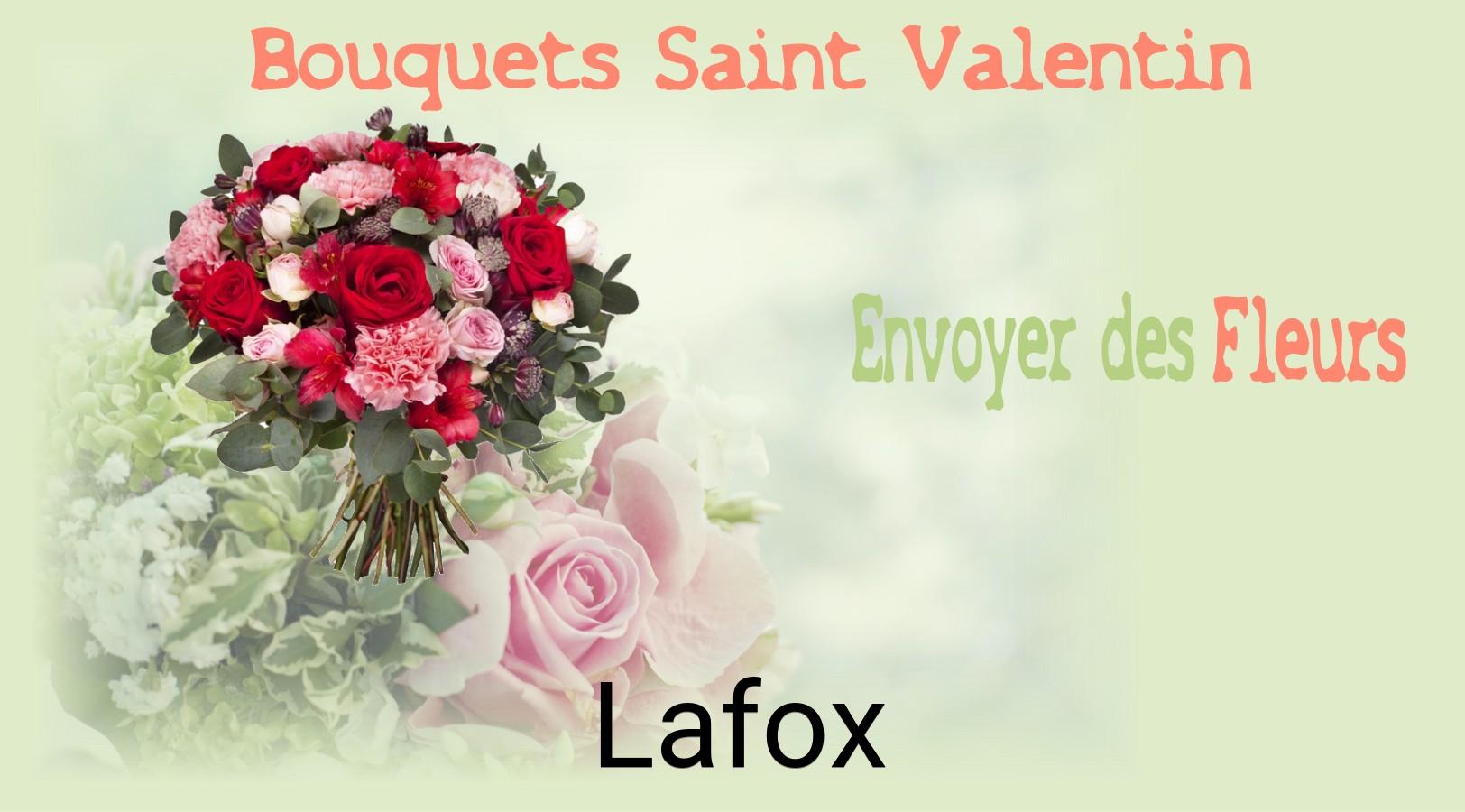 Roses de Saint-Valentin livrées à Lafox